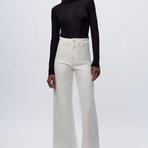 ZARA High-Waisted ZW Marine Straight Jeans | Size 4 | NWOT